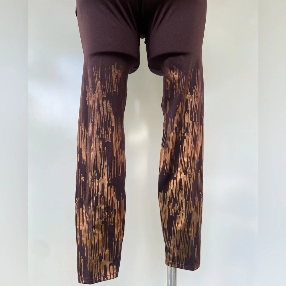 JoyLab 2pc Strappy Back Shine Sports Bra, High-Waisted 7/8 Shine Leggings Size:S - Picture 14 of 16